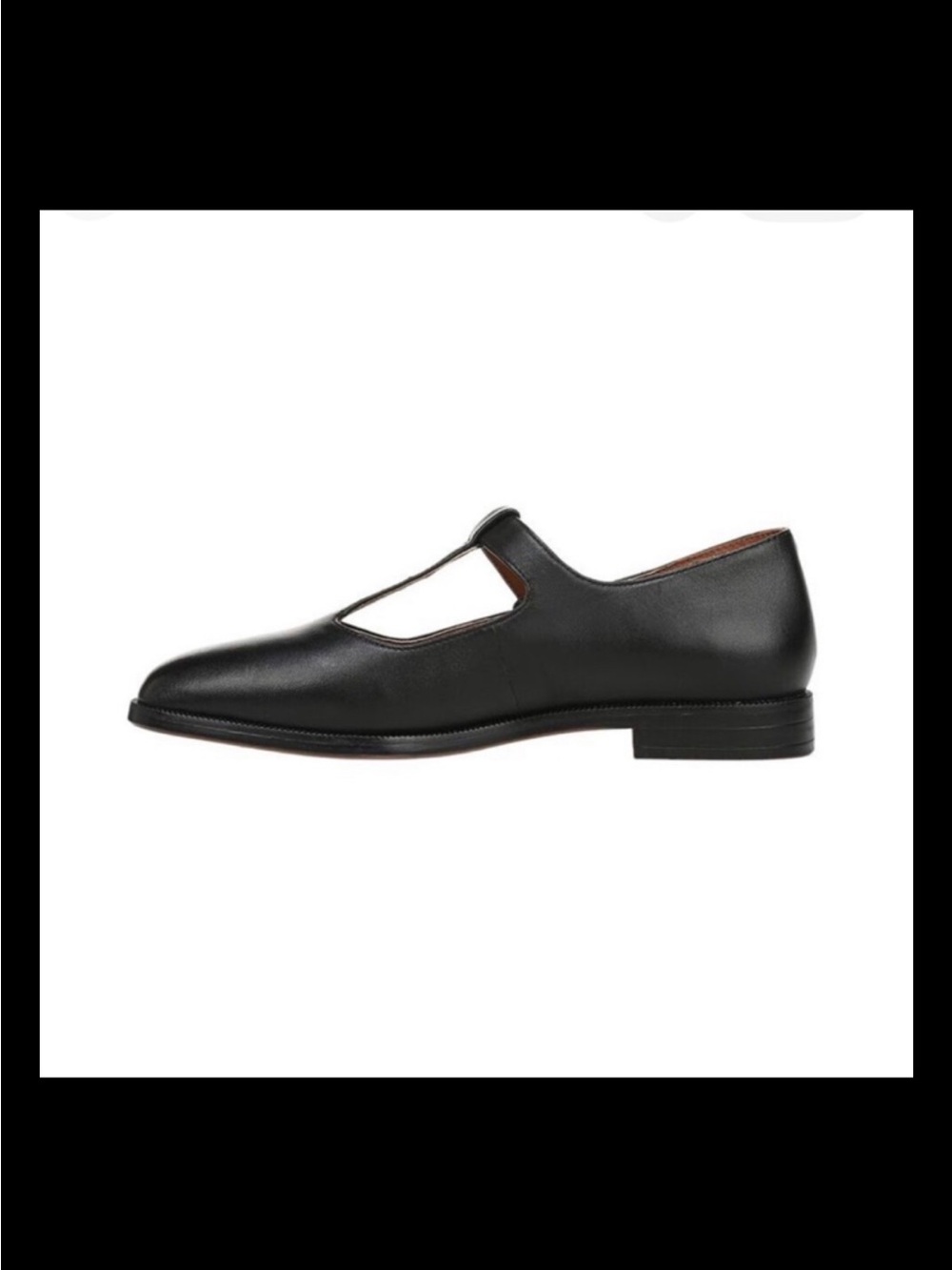 Franco Sarto Women’s Kenley Black Mary Jane T-Strap Leather Flats size 7.5 - Picture 2 of 9